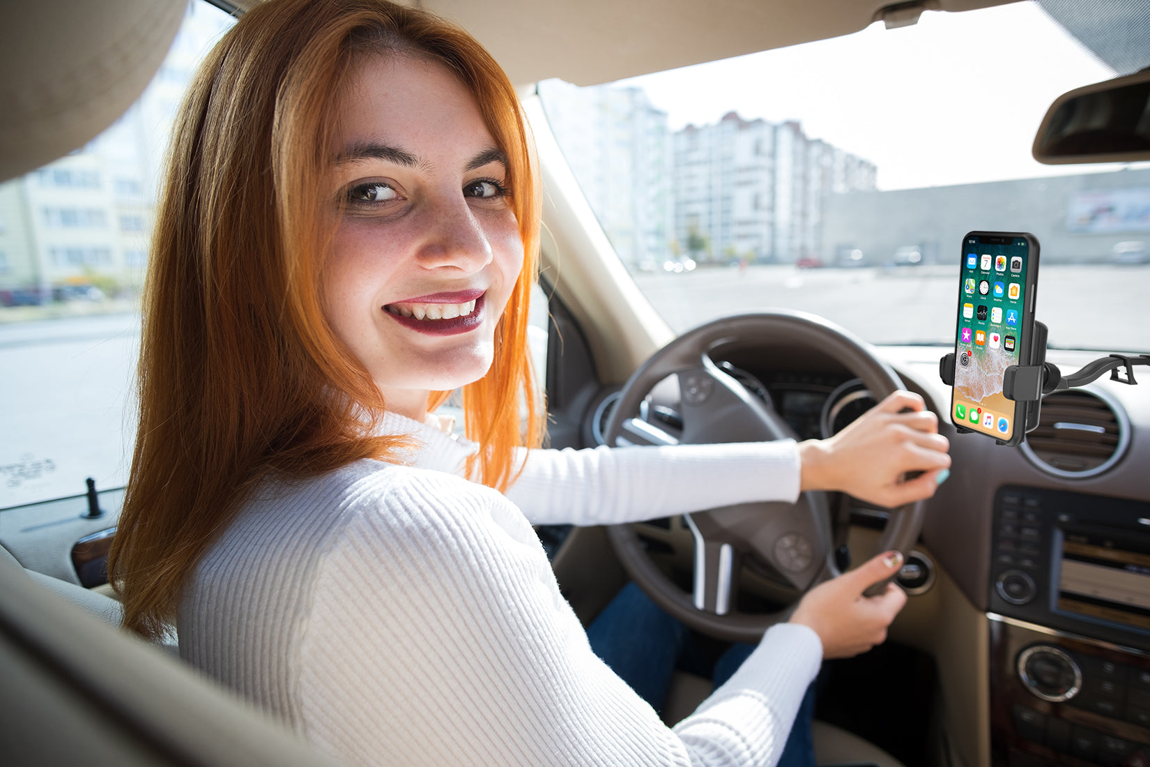iPhone Car Mount - A Distracted Driver is a Dangerous Driver