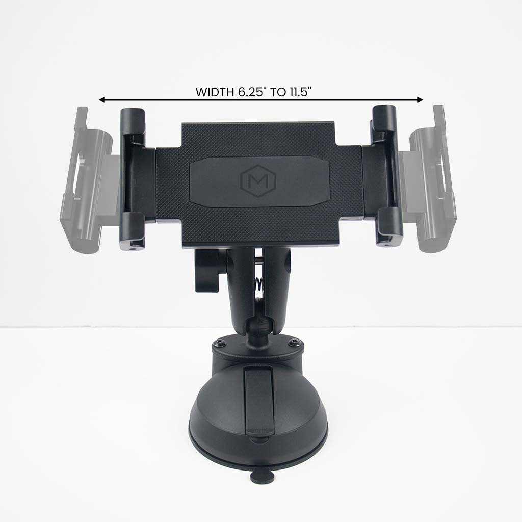 Quick Lock Single Suction Cup Tablet Holder