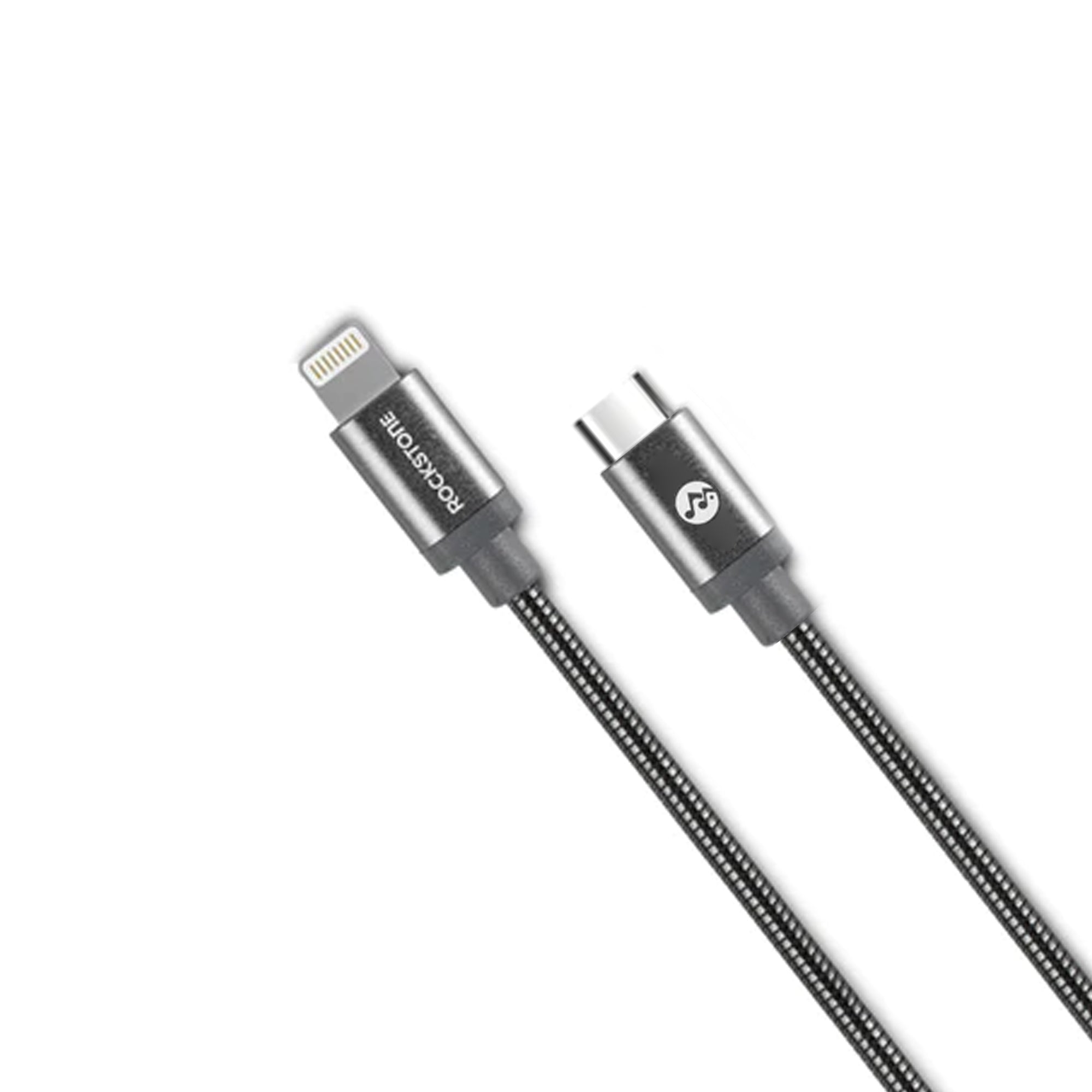 Pet Proof Metal Braided Lightning to Type C Cable - 2 Meter