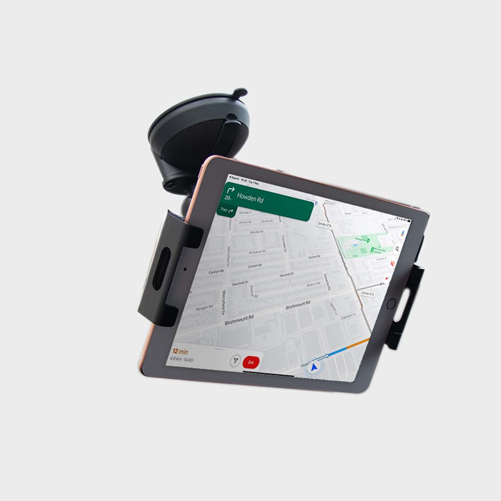 Quick Lock Single Suction Cup Tablet Holder