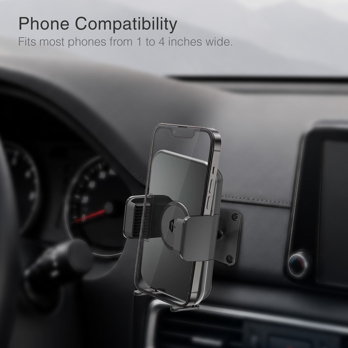 One-Touch Cradle AMPS Plate Phone Mount