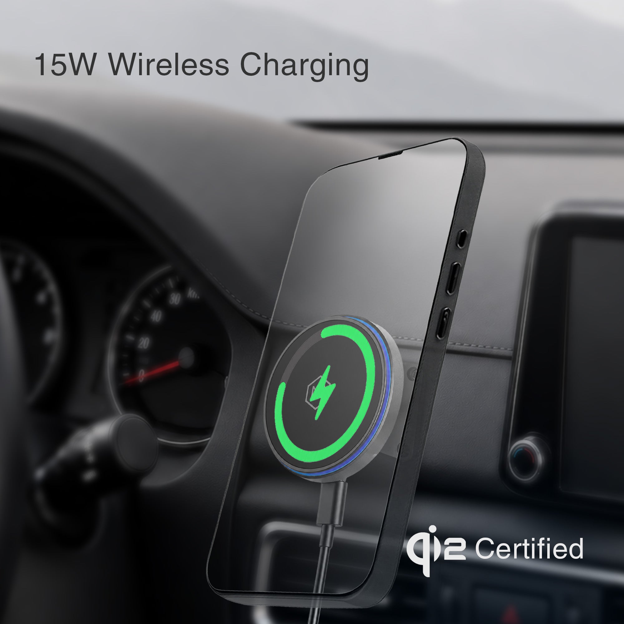 MagSwitch Qi2 Wireless AMPS Plate Phone Mount