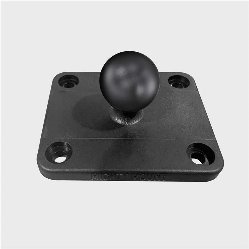 16mm Ball Adapter with AMPS Plate – Mount Connector for Car Phone & Tablet Mounts