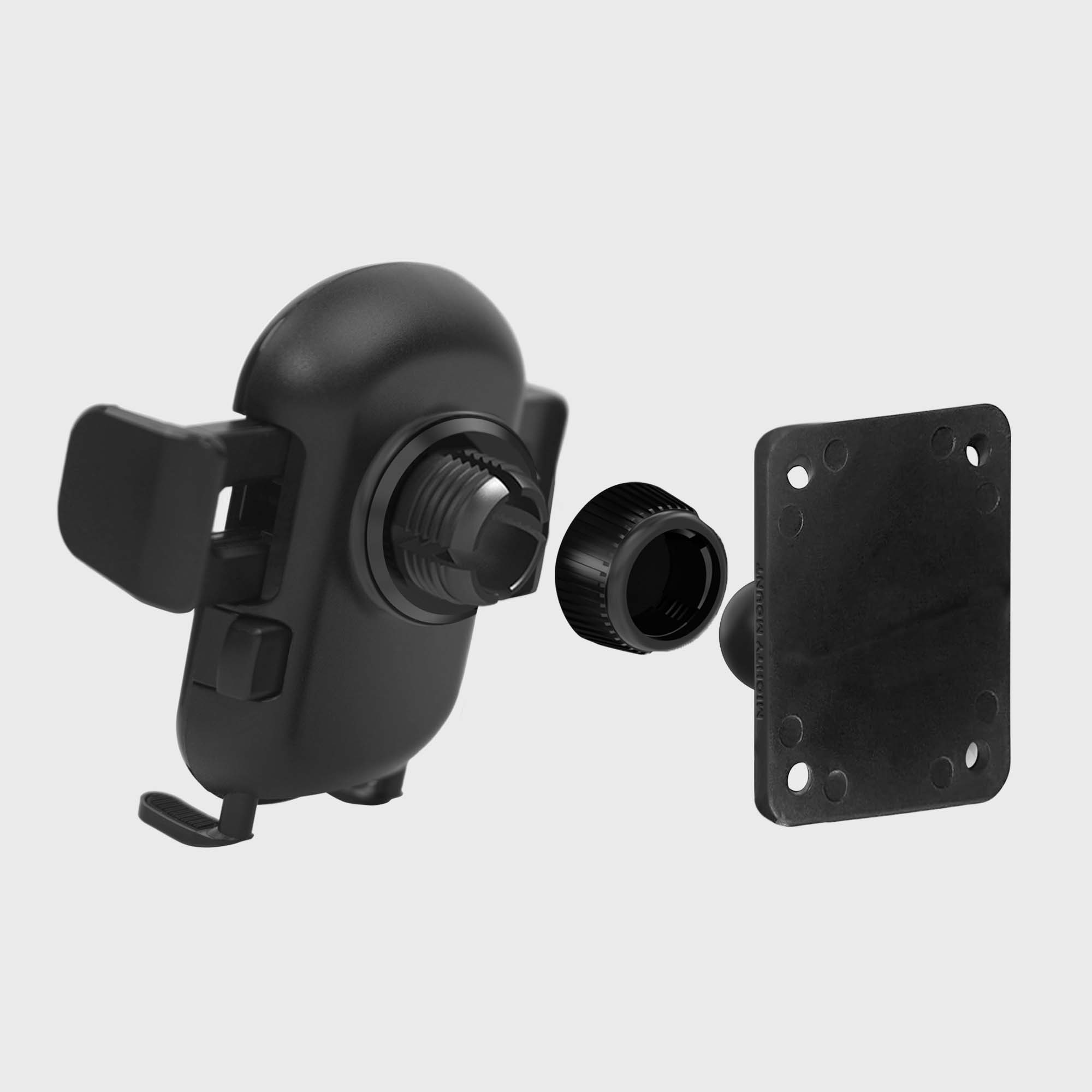 AMPS Drill Base Plate Universal Phone Mount for iPhone & Android - Grip Cradle