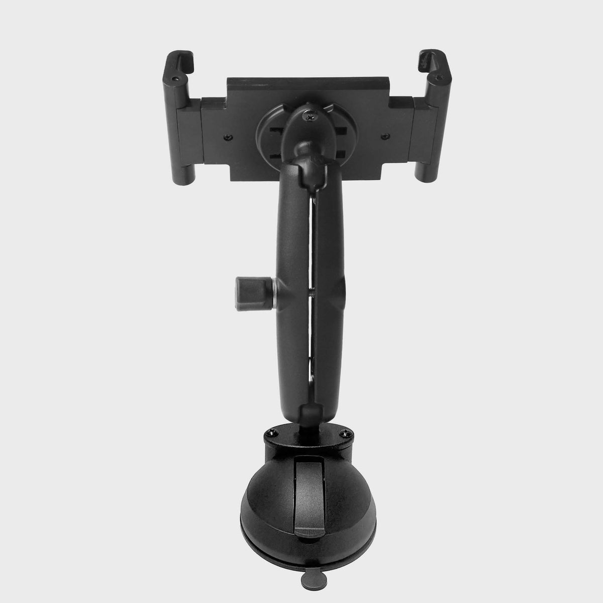Single Suction Cup iPad & Tablet Mount – Adjustable Arm 6.25”–13” Devices 360° Rotation
