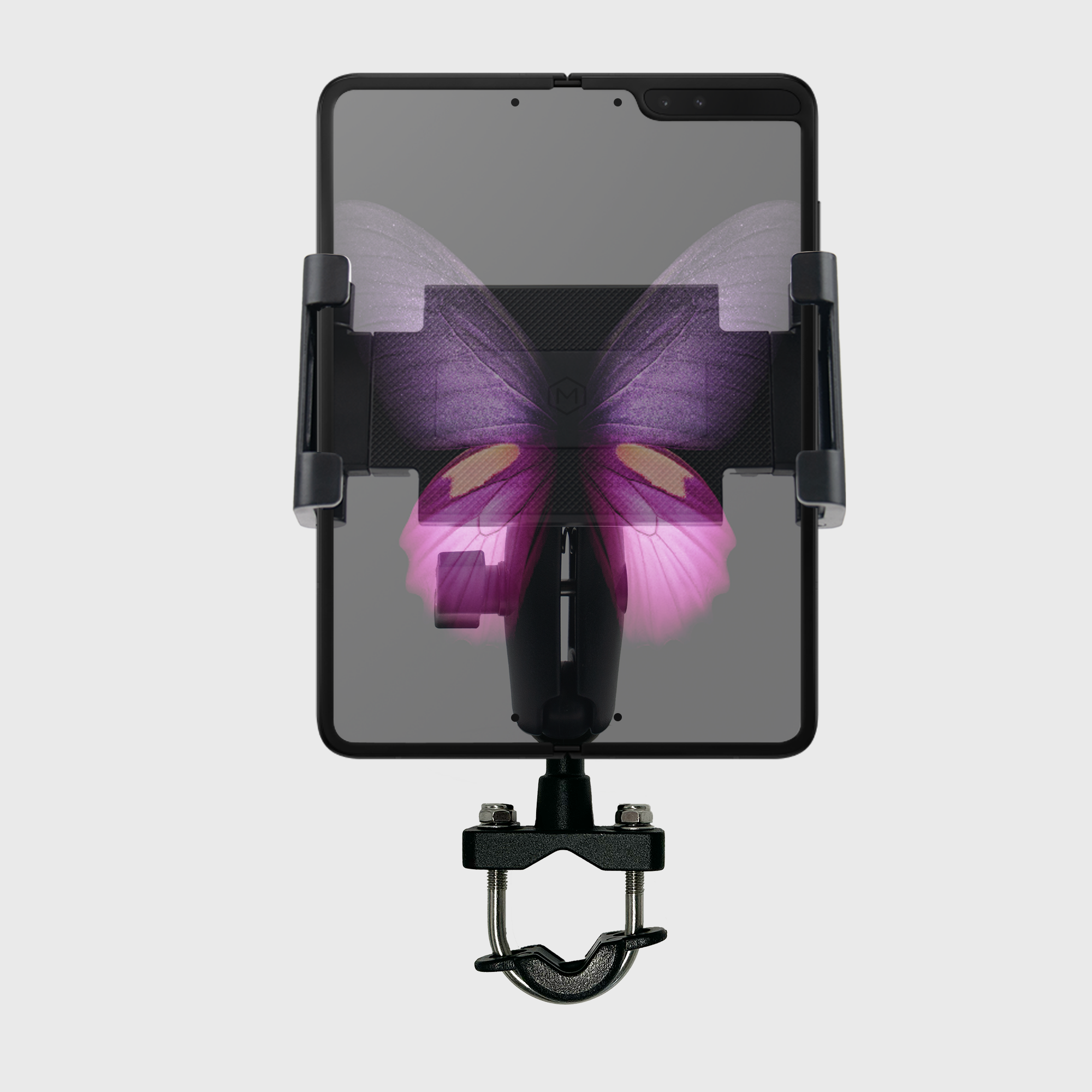 Handlebar Tablet Mount – Bike & Motorcycle Holder for Z Fold iPad iPhone 360° Adjustable