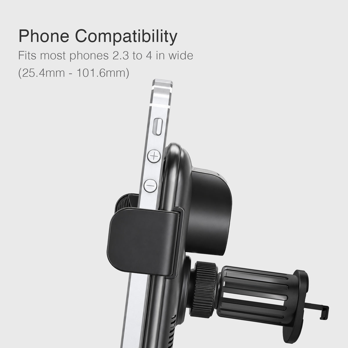 Auto Grip Metal Hook Wireless Car Charger