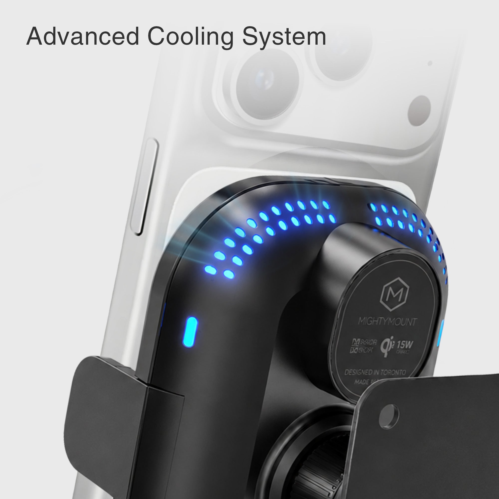 Auto Scan Wireless Charger AMPS Plate Phone Mount