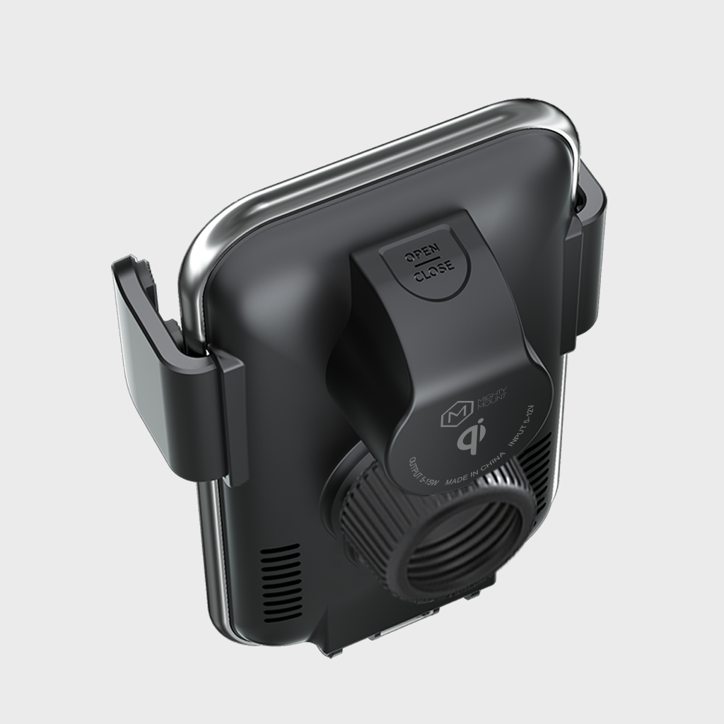 Auto Grip Fast Wireless Car Charger Mount With Gooseneck Mount - Qi-Certified