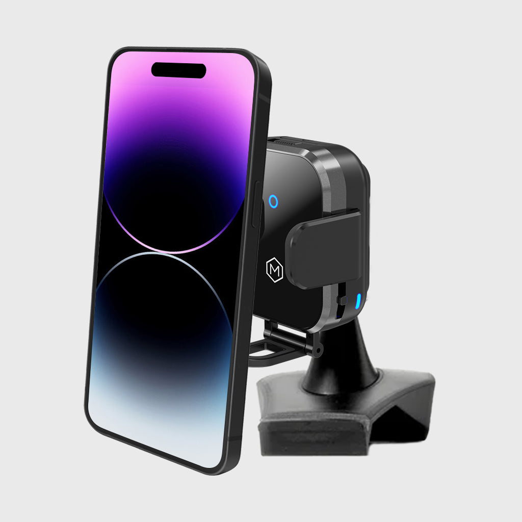 Mini Grip Fast Wireless Car Charger Mount for Tesla Model 3 and Y
