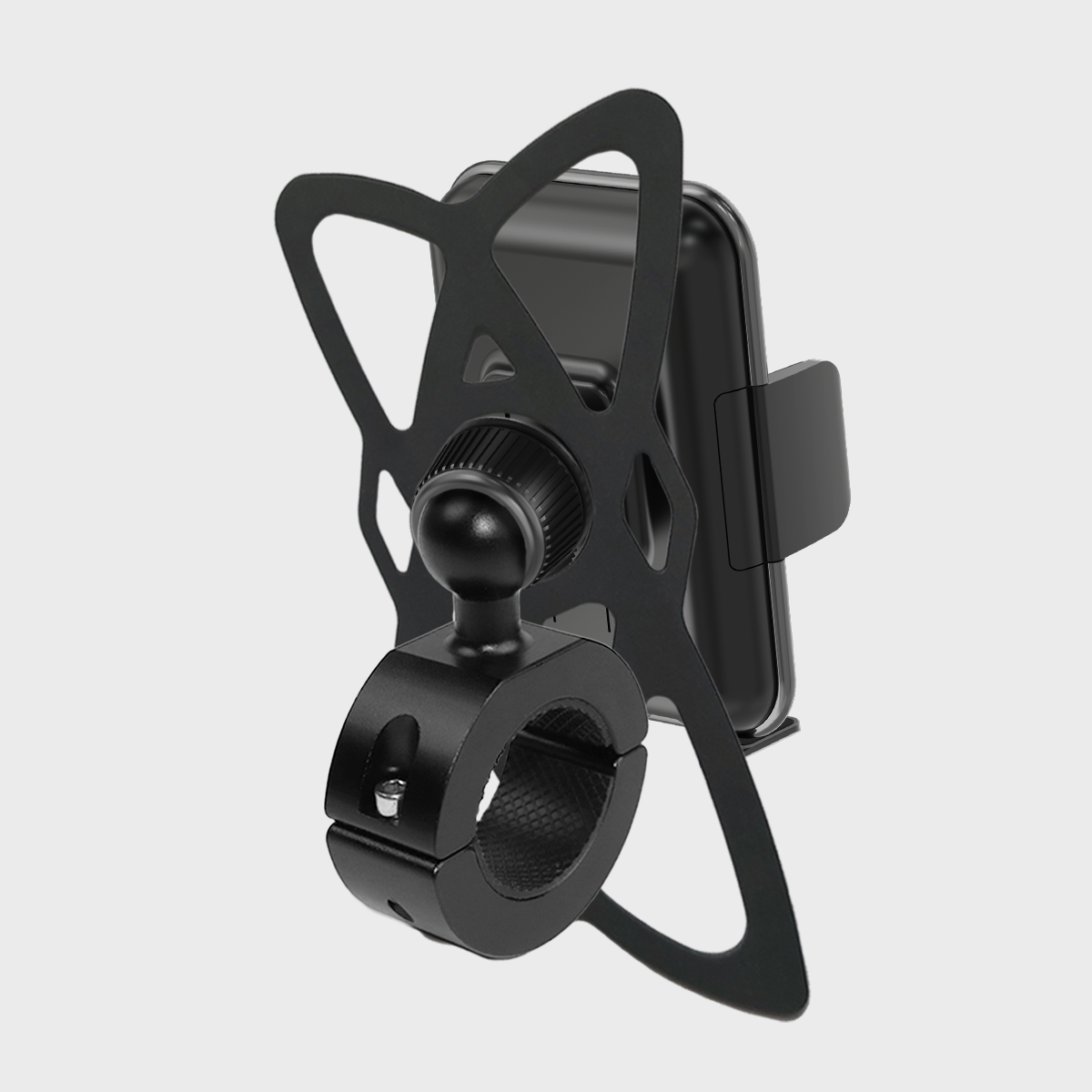 One Touch Handlebar Bike Phone Mount for iPhone & Android