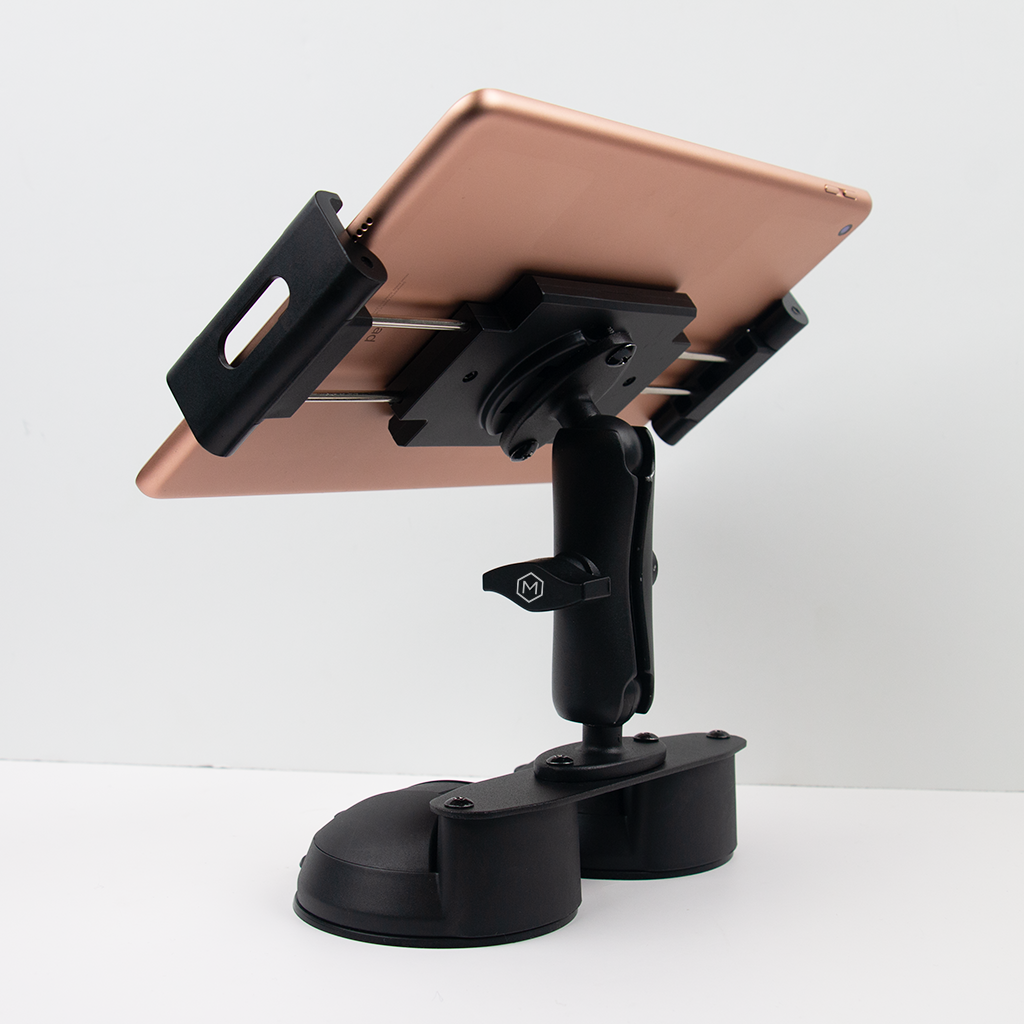 Quick Lock Dual Suction Cup Tablet Holder