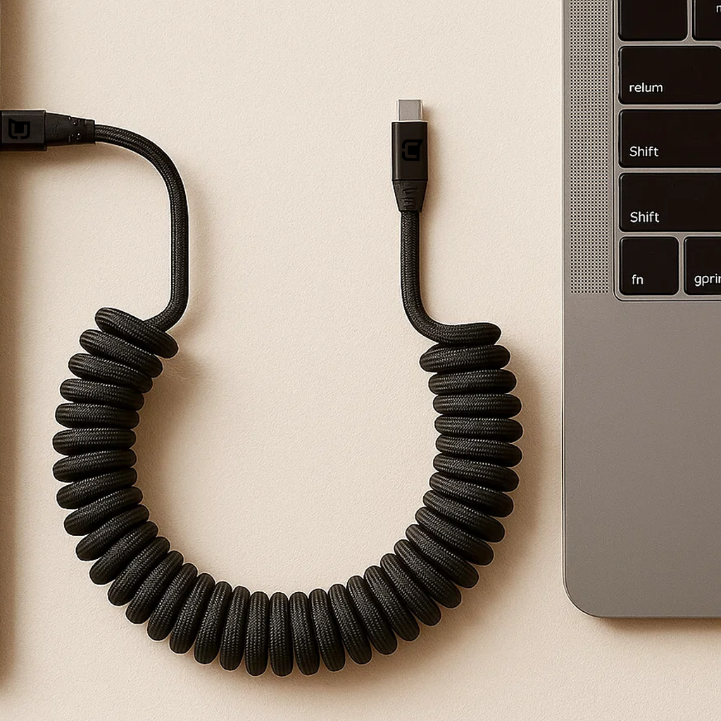 Caseco Road Ready Coil Cord (USB-C to USB-C)