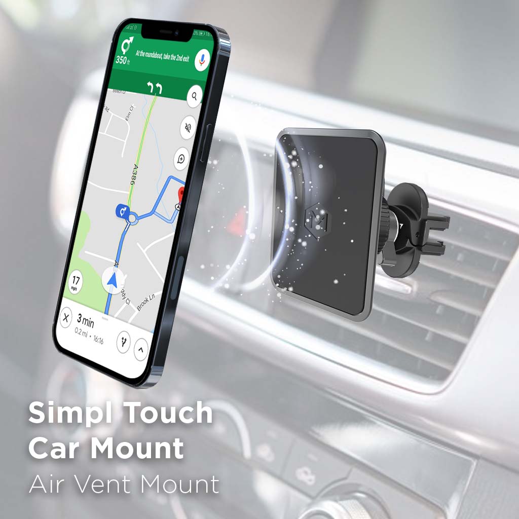 Simpl Touch Magnetic Air Vent Mount for iPhone & Android