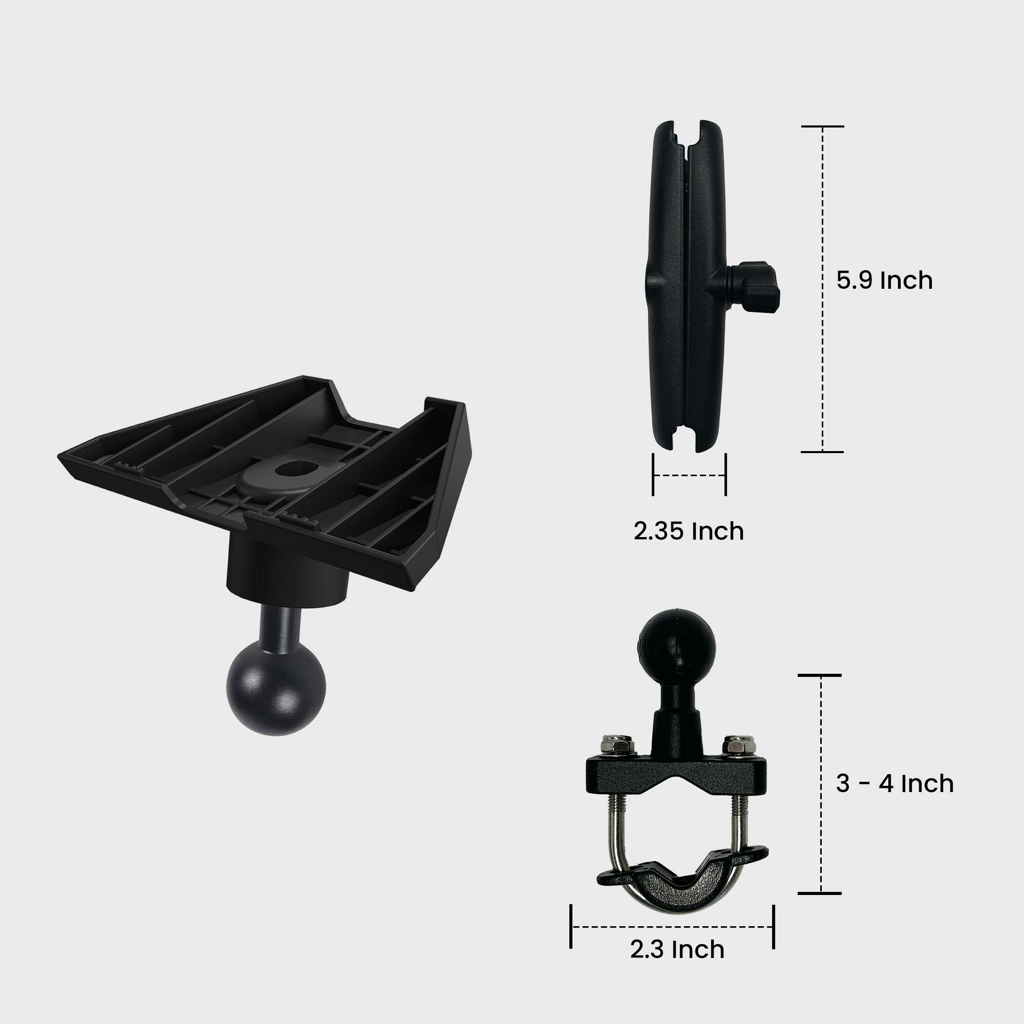 Handlebar Mount for Starlink Mini – Bar Clamp Mount Bracket