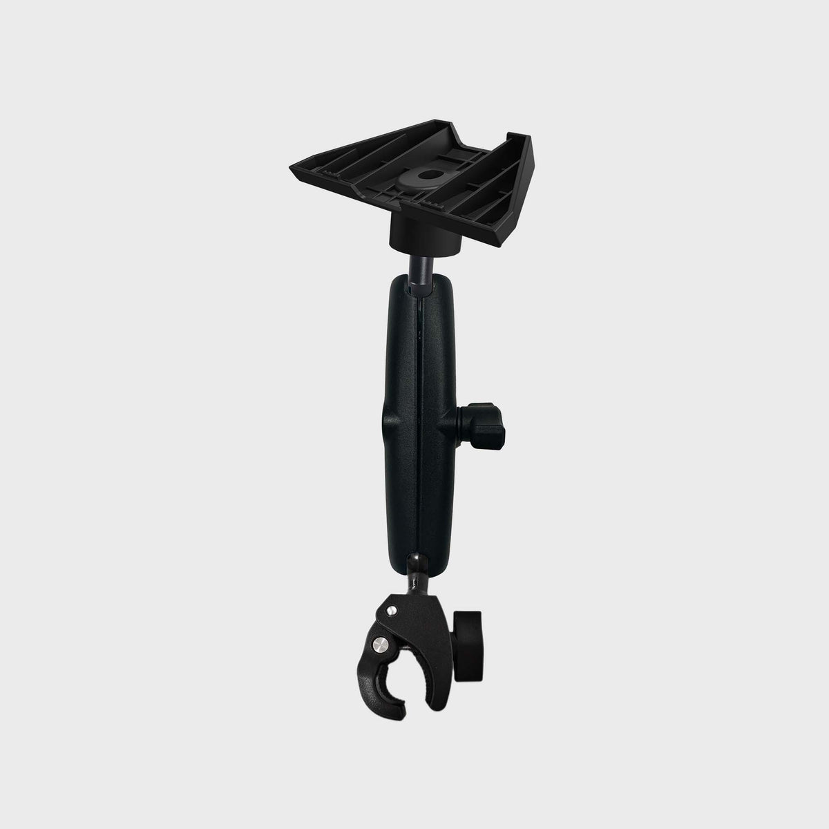 Starlink Mini satellite dish mounted on a balcony railing, angled for optimal signal reception, outdoor connectivity device SKU: M9560-A1