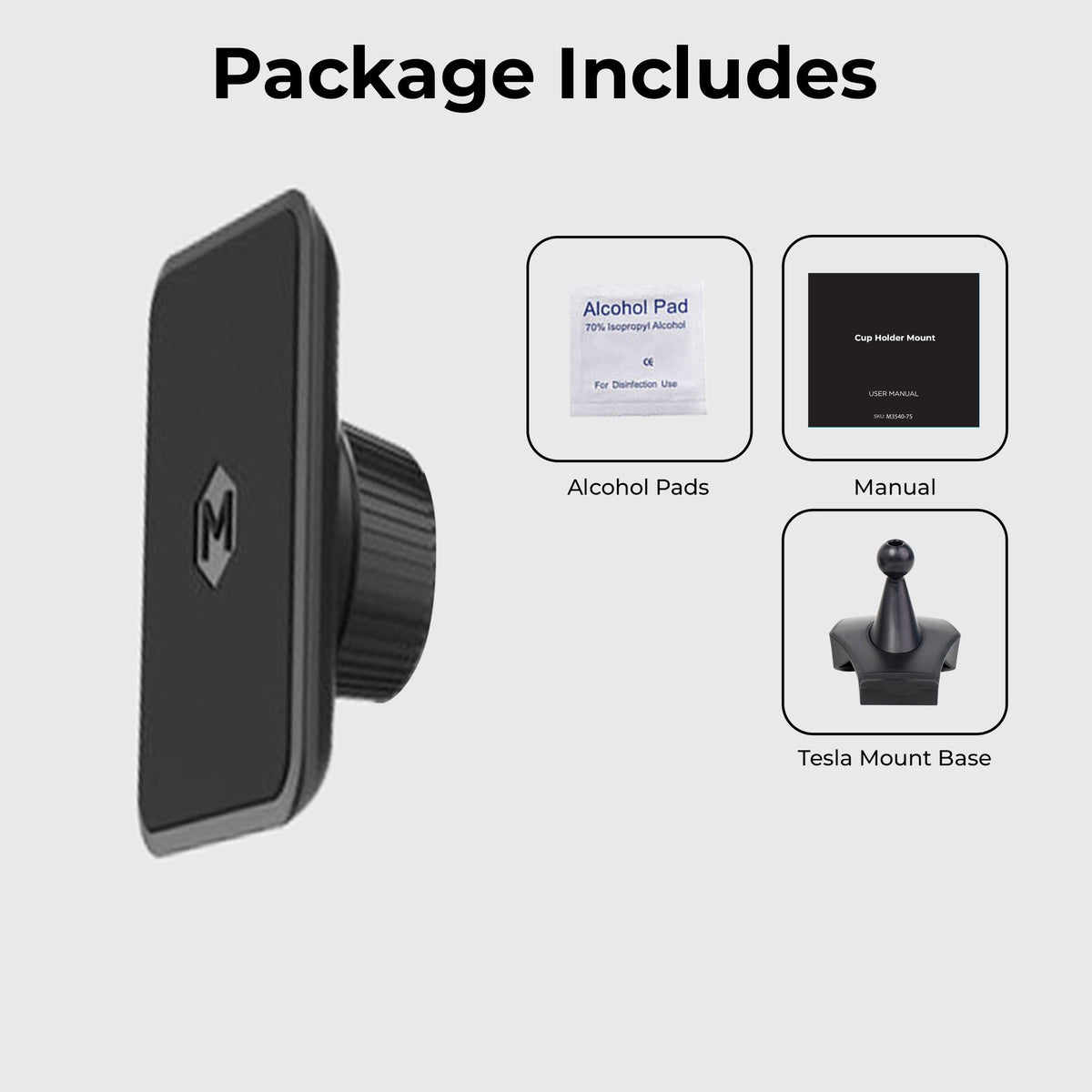 Tesla Phone Mount – Simpl Touch Holder for Model 3 & Y