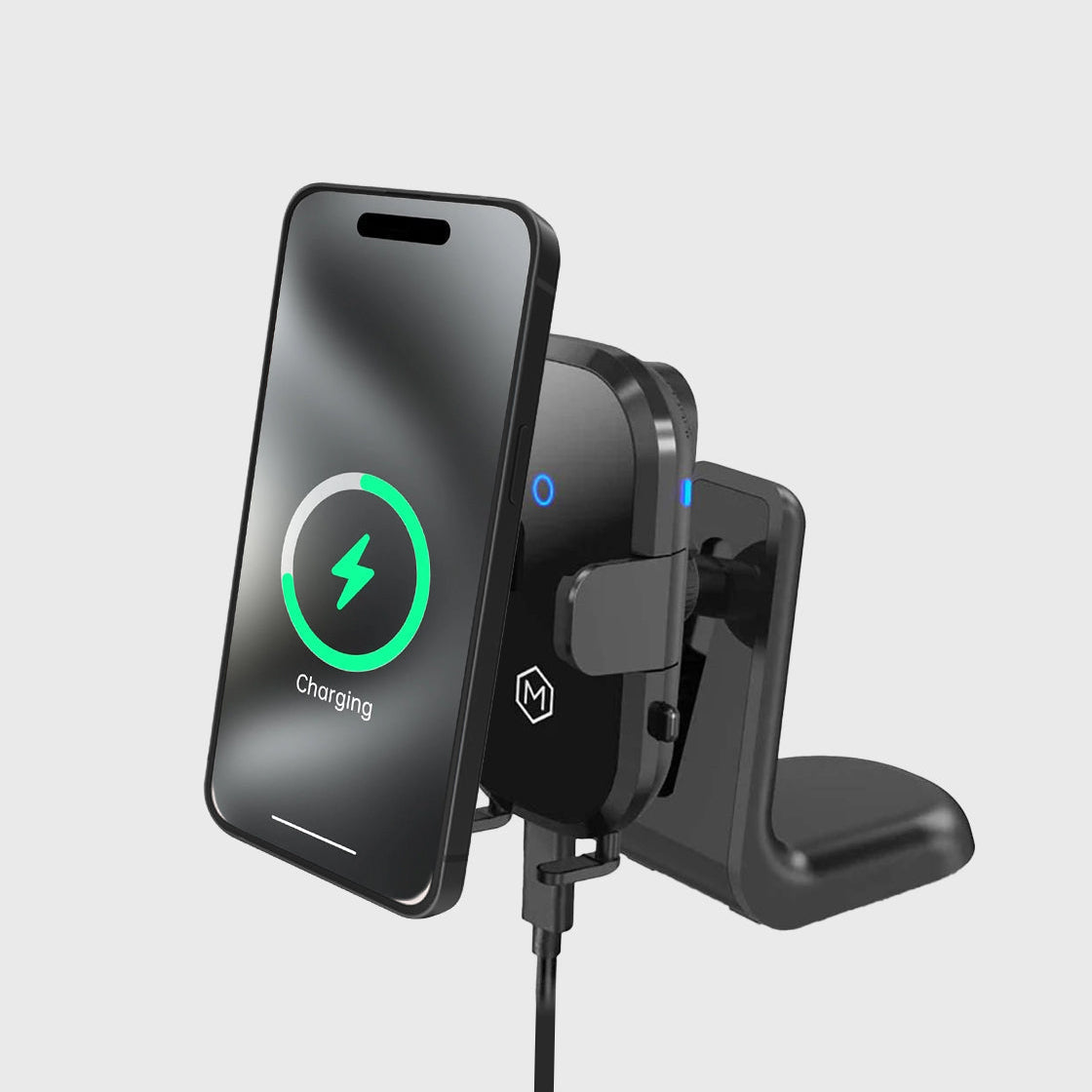 AutoScan 15W Wireless Charger Vent & Dash Phone Mount