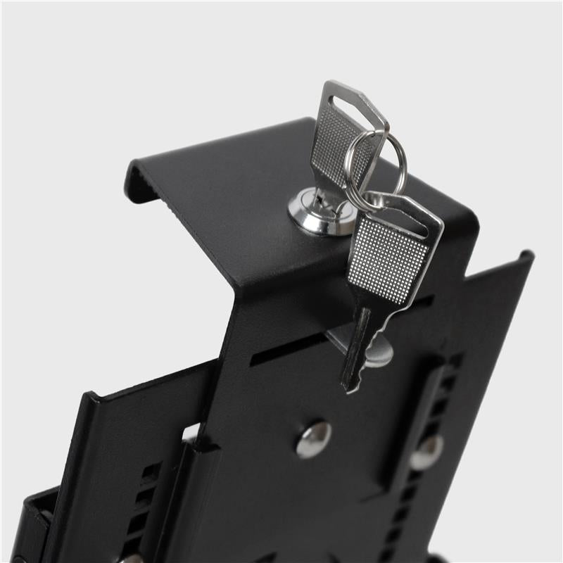 9”–13” Triple Suction Cup Tablet Holder – Metal Locking Industrial iPad Mount