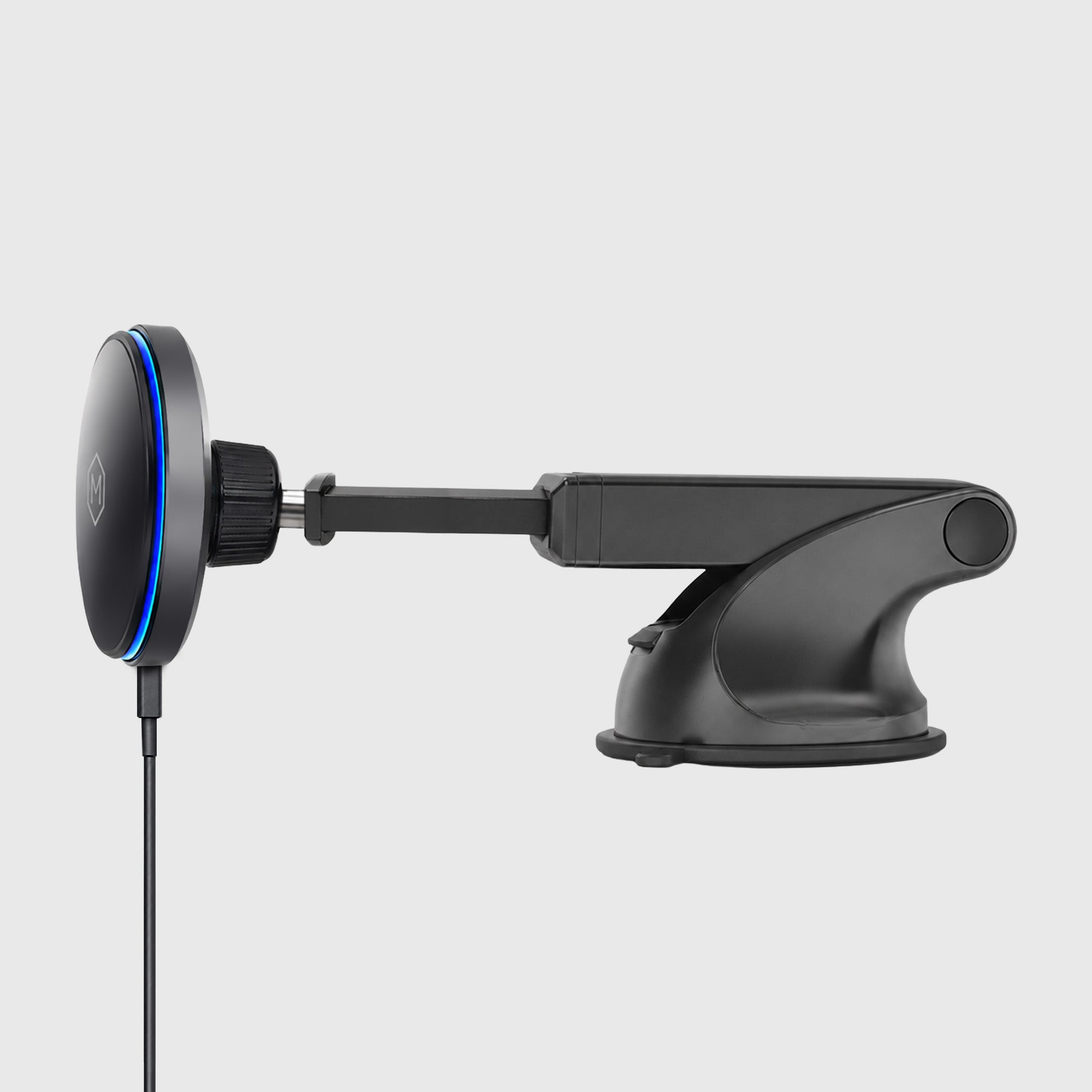 MagSwitch Qi2 Wireless Charger Telescopic Suction Phone Mount for iPhone and Android