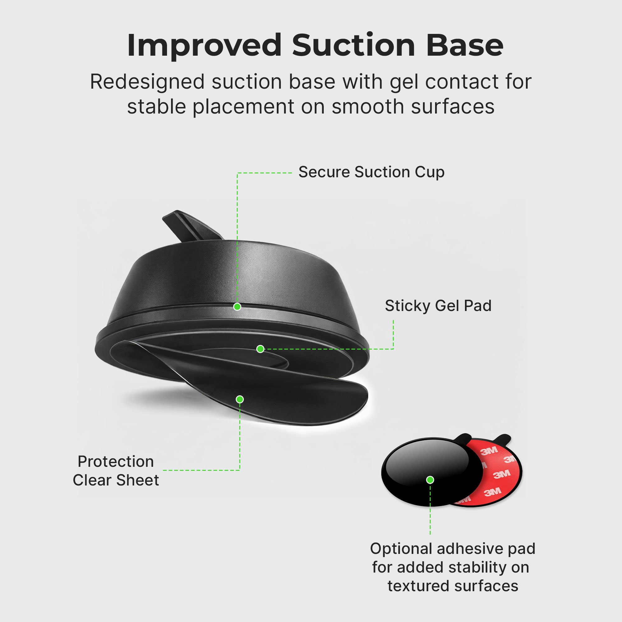 MagSafe Magnetic Suction Cup Mount (Version 2.0)