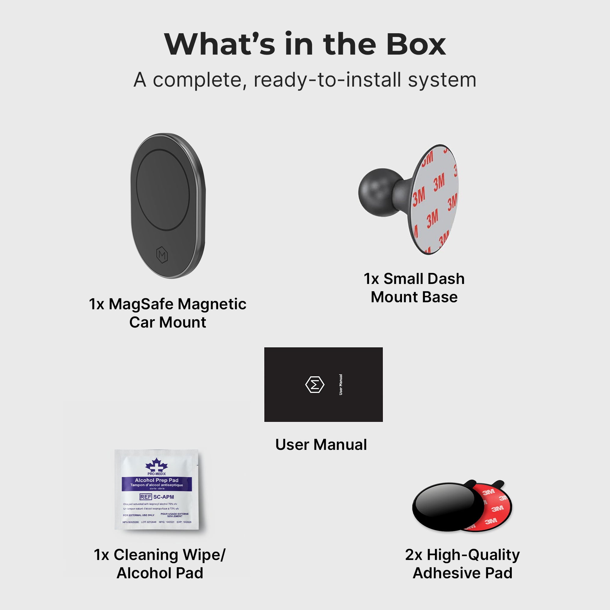 Magnetic Car Dash Mount with MagSafe – Strong Hold iPhone Mount