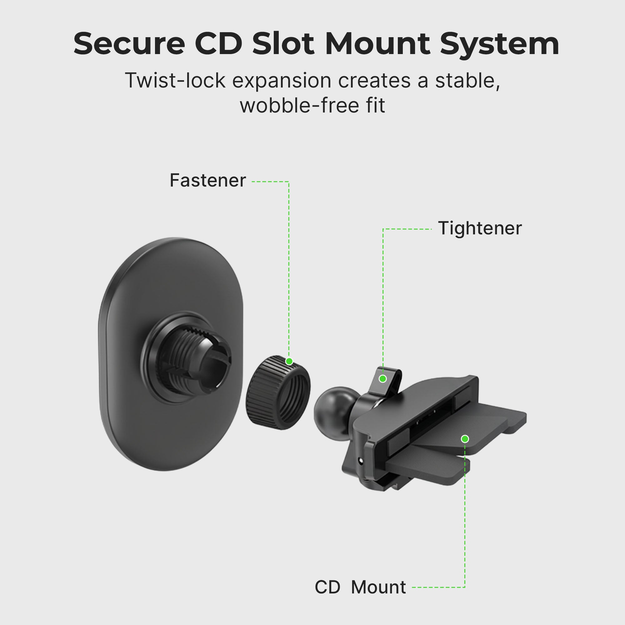 MagSafe Magnetic Car CD Phone Mount (Version 2.0)