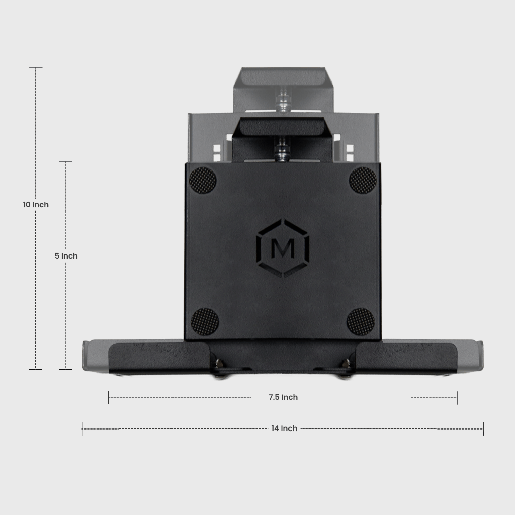 9”–13” AMPS Drill Base iPad & Tablet Holder with Metal Locking