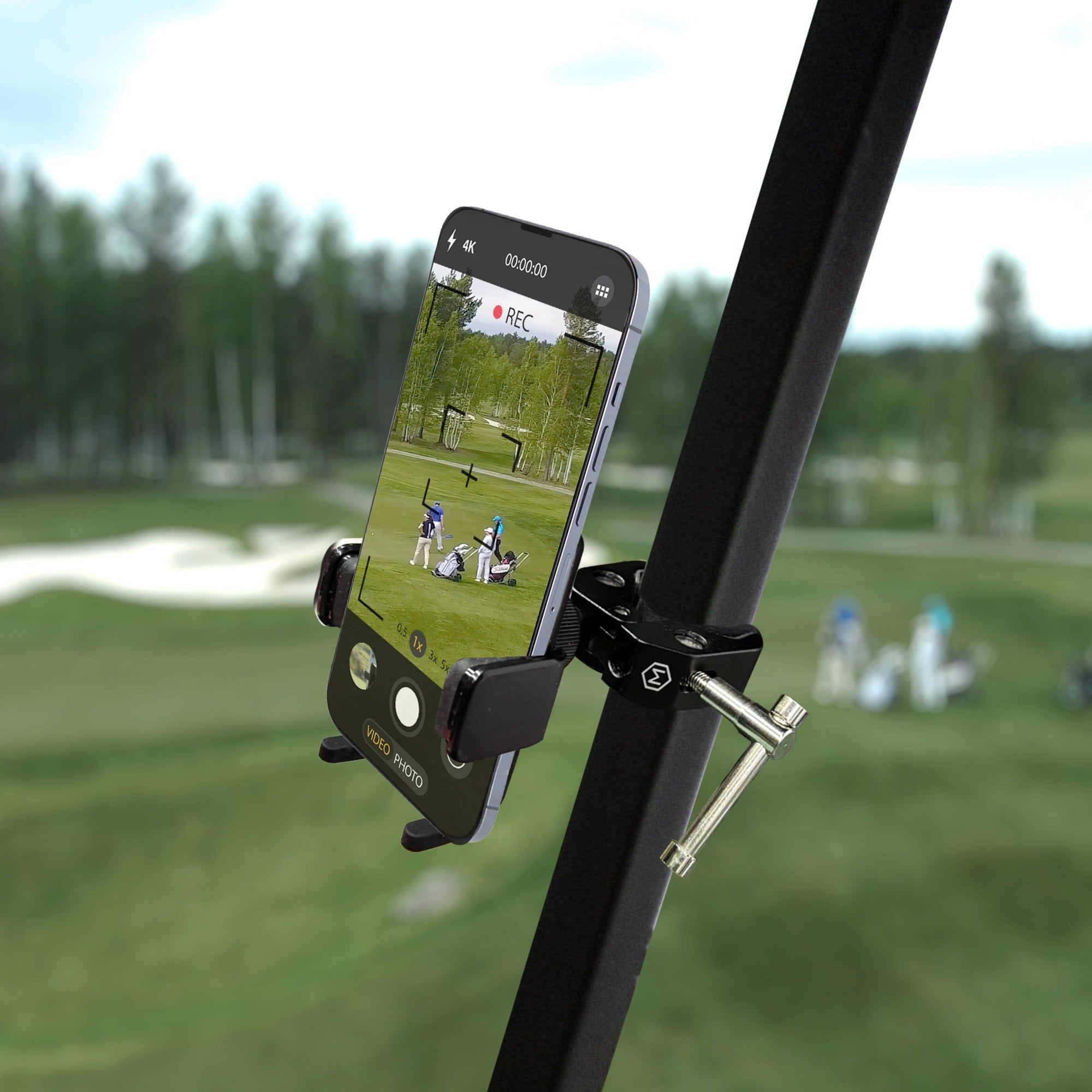 Simpl Cradle Clamp Golf Cart Phone Mount