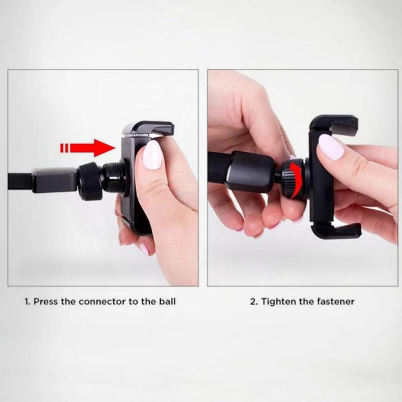 Flexible Gooseneck Car Dash and Windshield Mount Holder  - Car Mount | The Mighty Mount (grip all in one mount)