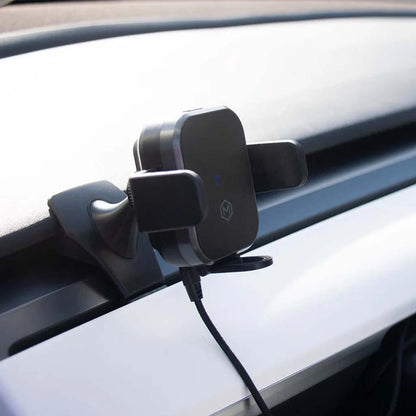 Mini Grip Fast Wireless Car Charger Mount for Tesla Model 3 and Y