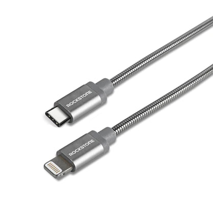 Pet Proof Metal Braided Lightning to Type C Cable - 2 Meter