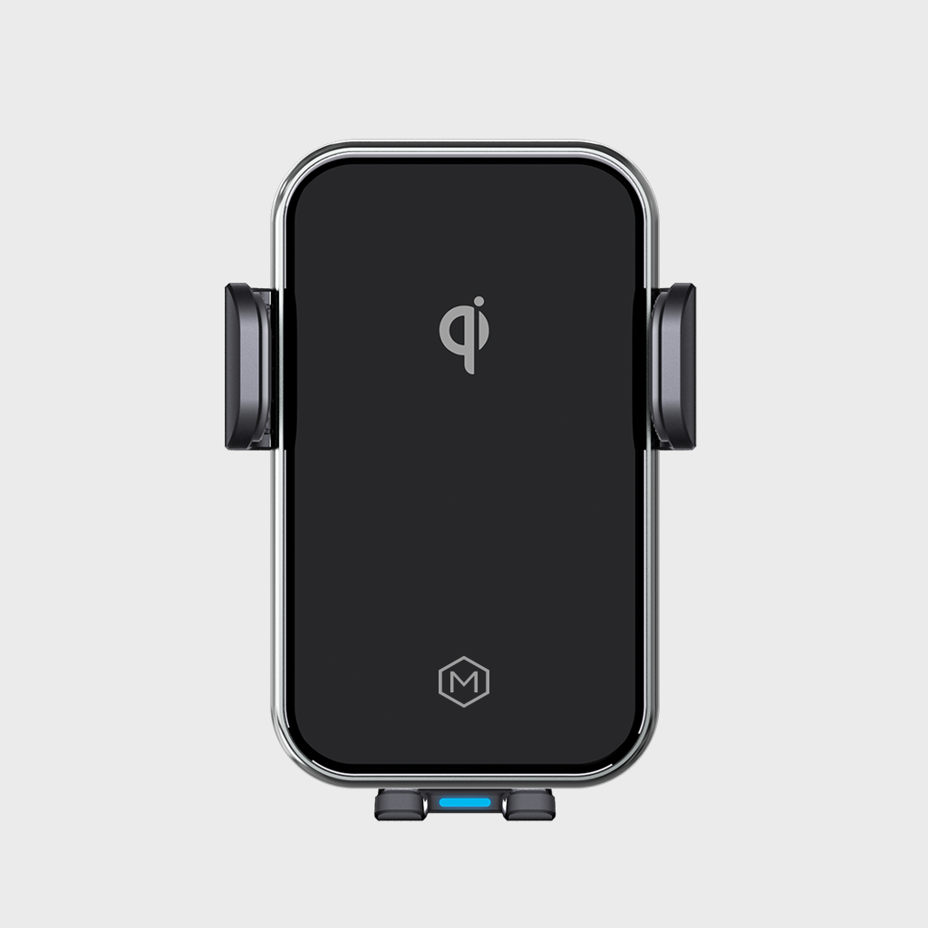 Auto Grip Fast Wireless Car Charger With Multi-Angle Suction Cup Mount - Qi-Certfied