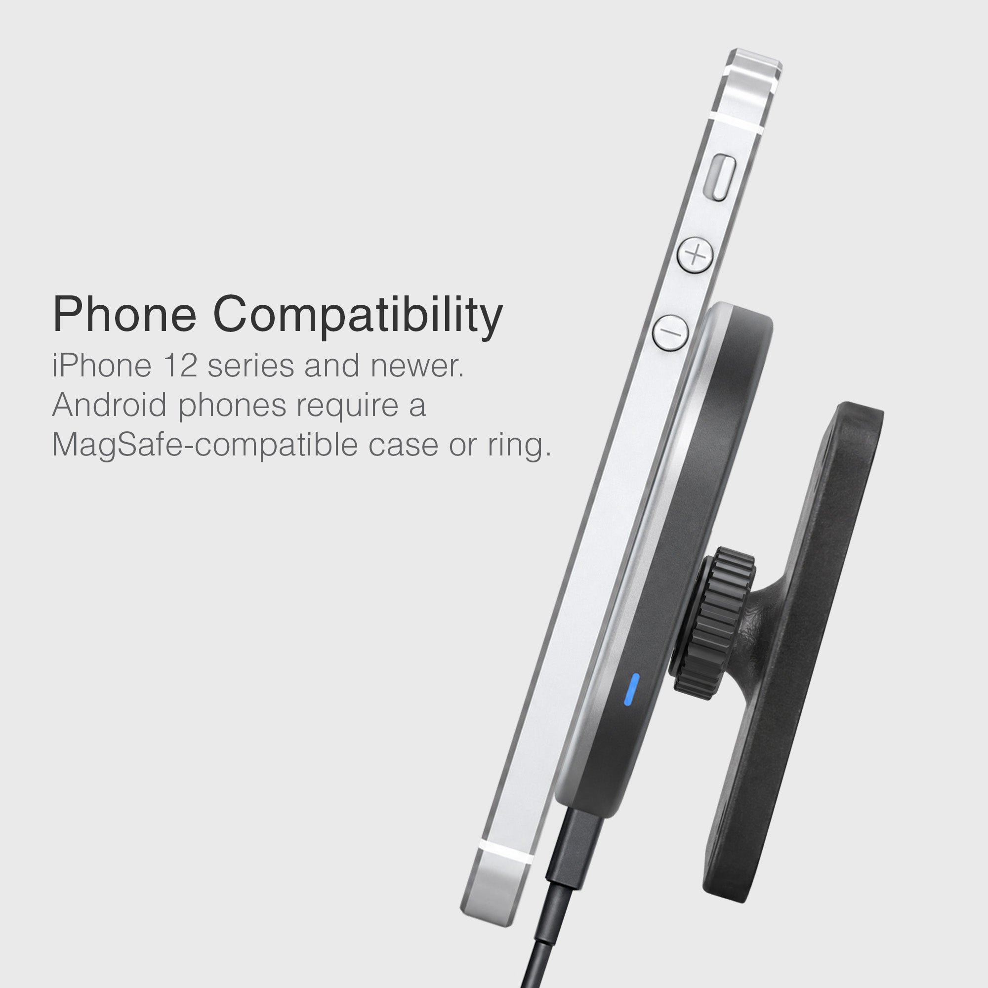 MagSafe Wireless Charger AMPS Plate Phone Mount
