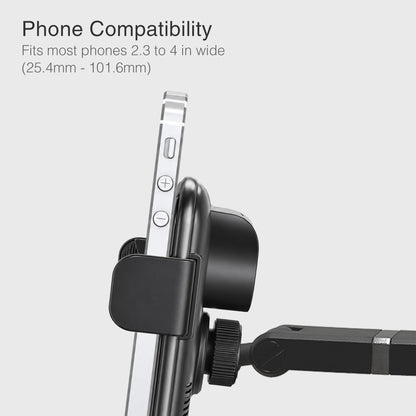 Auto Grip Wireless Charger Suction Cup Phone Mount