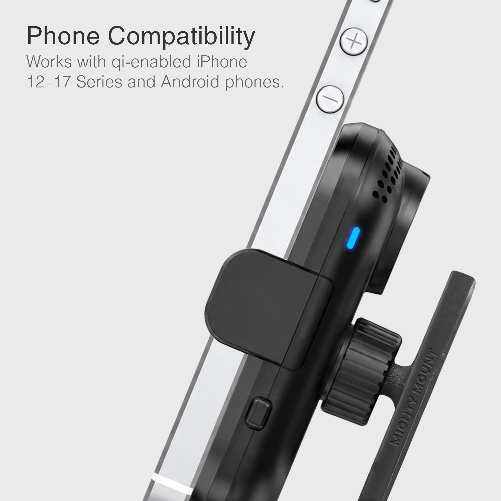 Auto Scan Wireless Charger AMPS Plate Phone Mount