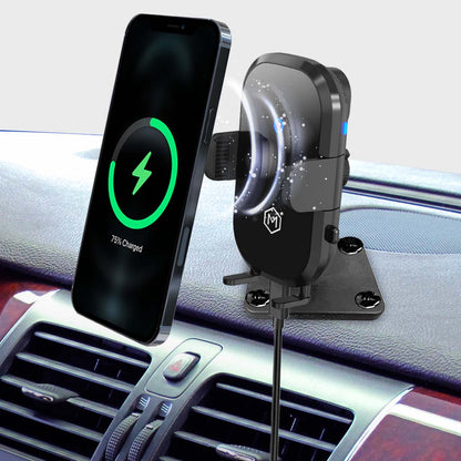 Auto Scan Fast Wireless Car Charger Mount with Drill Base AMPS Mounting Plate