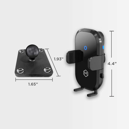 Auto Scan Fast Wireless Car Charger Mount with Drill Base AMPS Mounting Plate