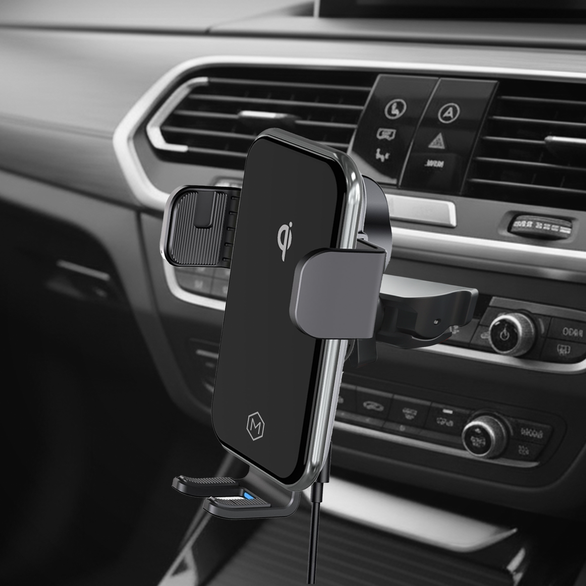 Auto Grip Wireless Charger CD Slot Phone Mount