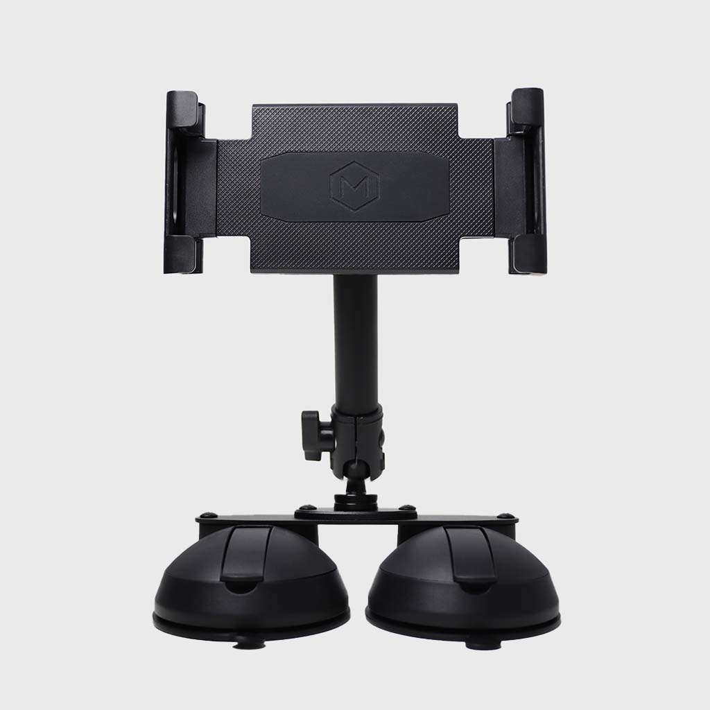 Quick Lock Dual Suction Cup iPad Holder with 20mm Ball Connector