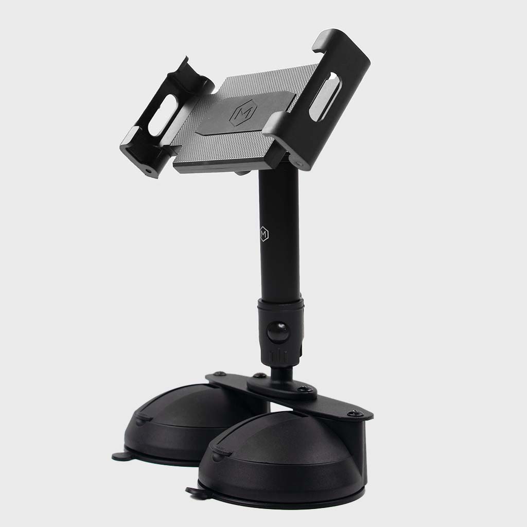 Quick Lock Dual Suction Cup iPad Holder with 20mm Ball Connector