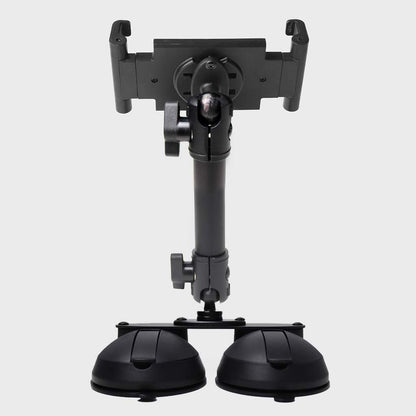 Quick Lock Dual Suction Cup iPad Holder with 20mm Ball Connector