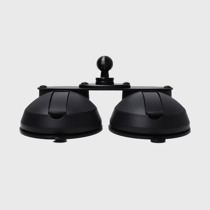 Quick Lock Dual Suction Cup iPad Holder with 20mm Ball Connector