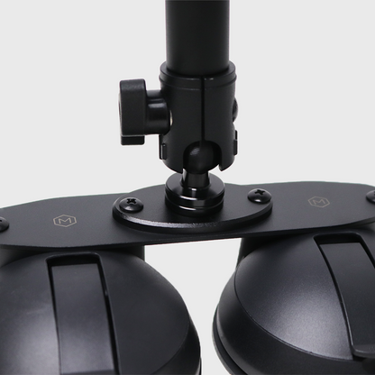 Quick Lock Dual Suction Cup iPad Holder with 20mm Ball Connector