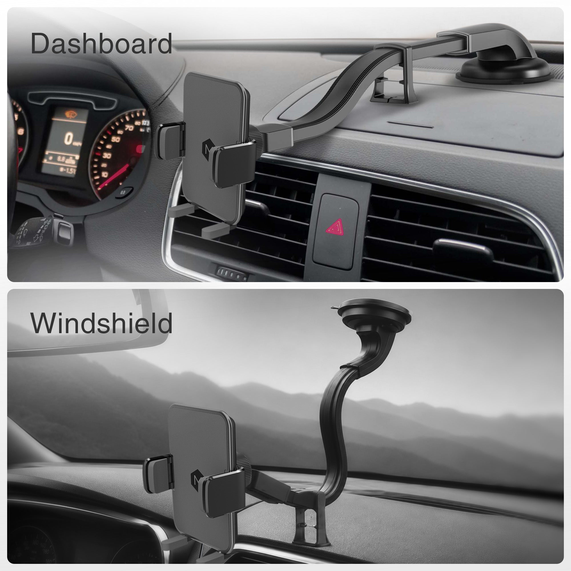 Simpl Cradle Flexible Gooseneck Suction Cup Phone Mount