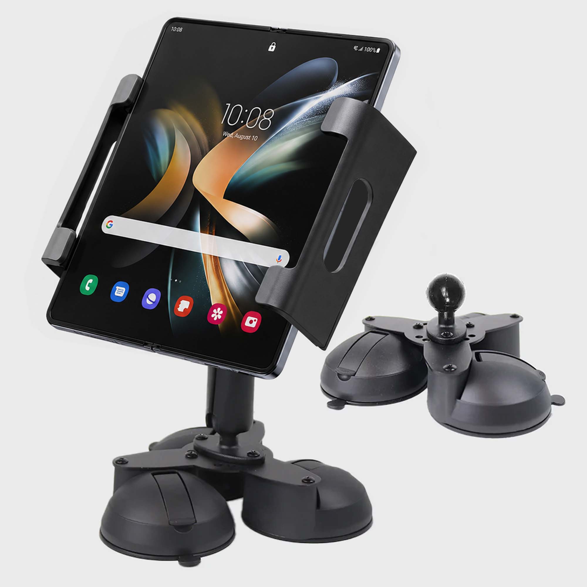 Samsung Galaxy Z Fold Quick Lock Dual Suction Cup Mount
