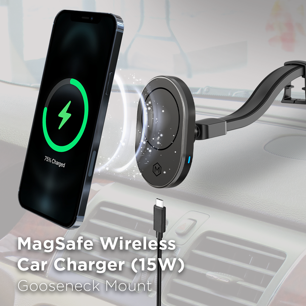 MagSafe Wireless Car Charger Dashboard Mount | Mighty Mount