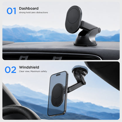 MagSafe Magnetic Car Dash Phone Mount For iPhone and Android