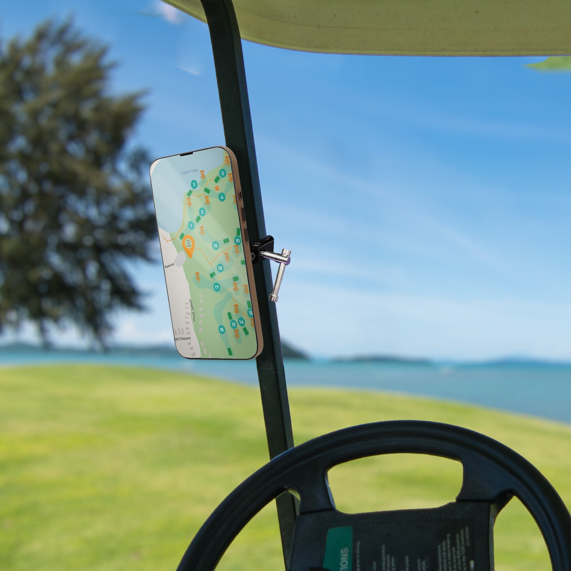 MagSafe Golf Cart Clamp Phone Mount