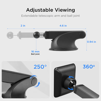 Simpl Touch Dashboard Phone Mount for iPhone & Android